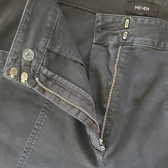 ME+EM Charcoal Straight Leg Pants - Picture 6 of 10